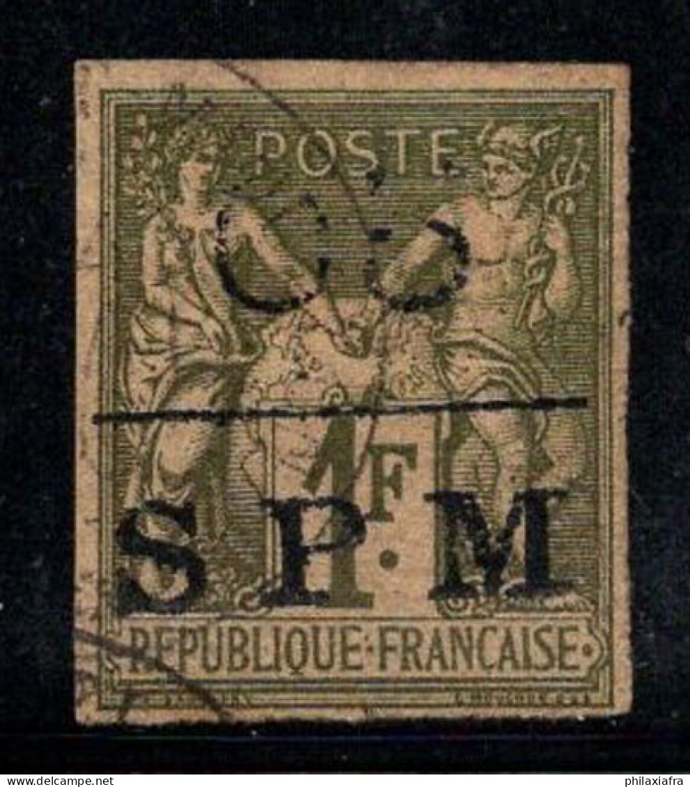 Saint-Pierre-et-Miquelon 1885 Yv. 11 Oblitéré 100% 05 Sur 1 F, SPM, 1877 - Gebraucht