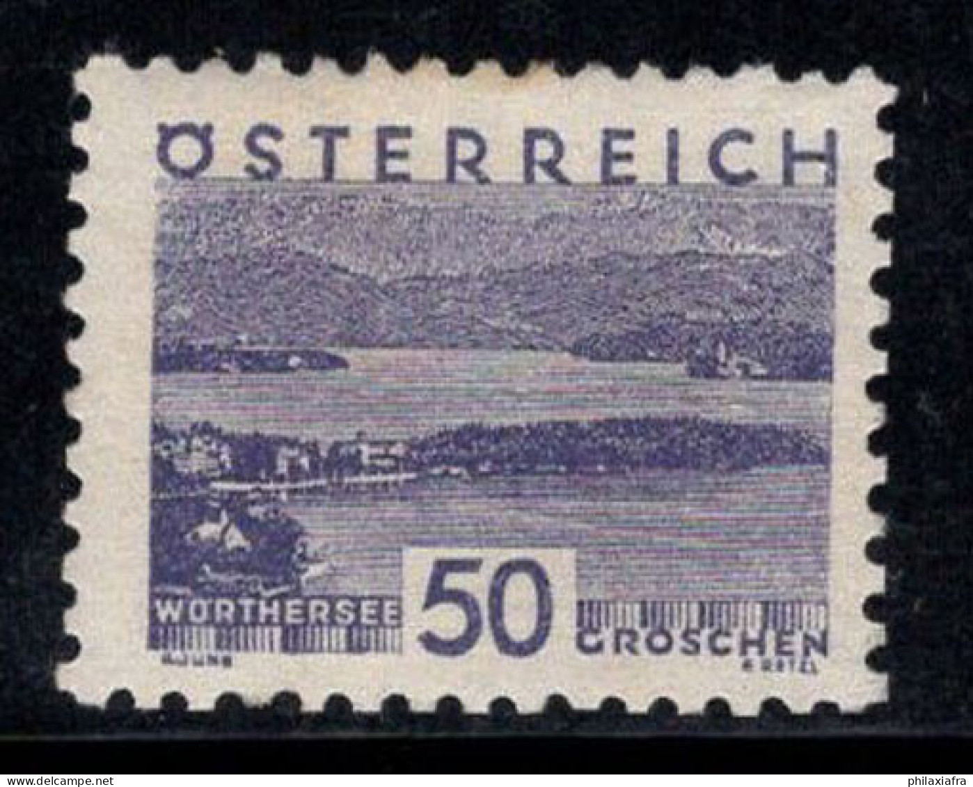 Autriche 1932 Mi. 540 Neuf * MH 100% 50 G, Paysages - Neufs