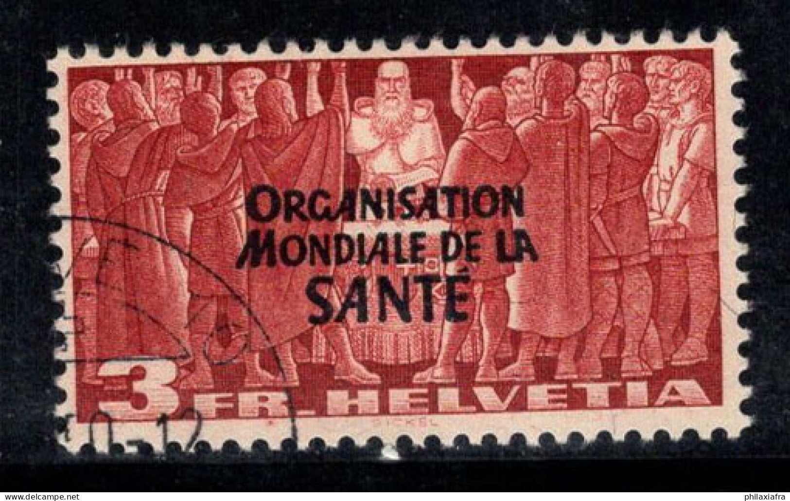 Suisse 1948 Mi. 23 Oblitéré 100% Signé Organisations, OMS, 3 FR - Gebraucht