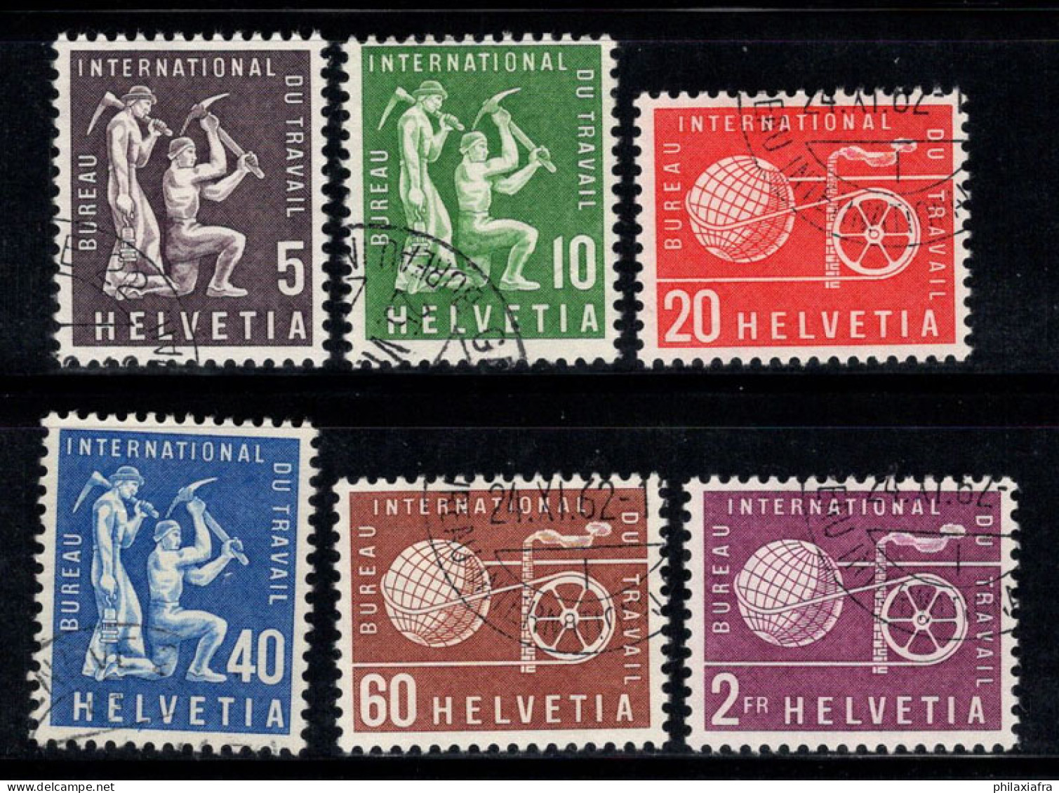 Suisse 1955 Mi. 94-99 Oblitéré 100% Organisations, TBI, OIT - Used Stamps