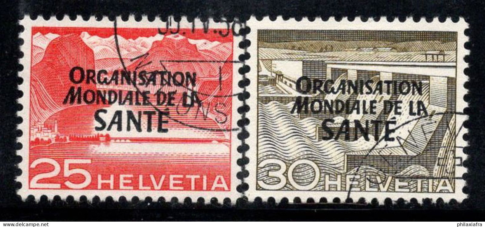 Suisse 1948 Mi. 10-11 Oblitéré 100% Organisations, OMS - Used Stamps