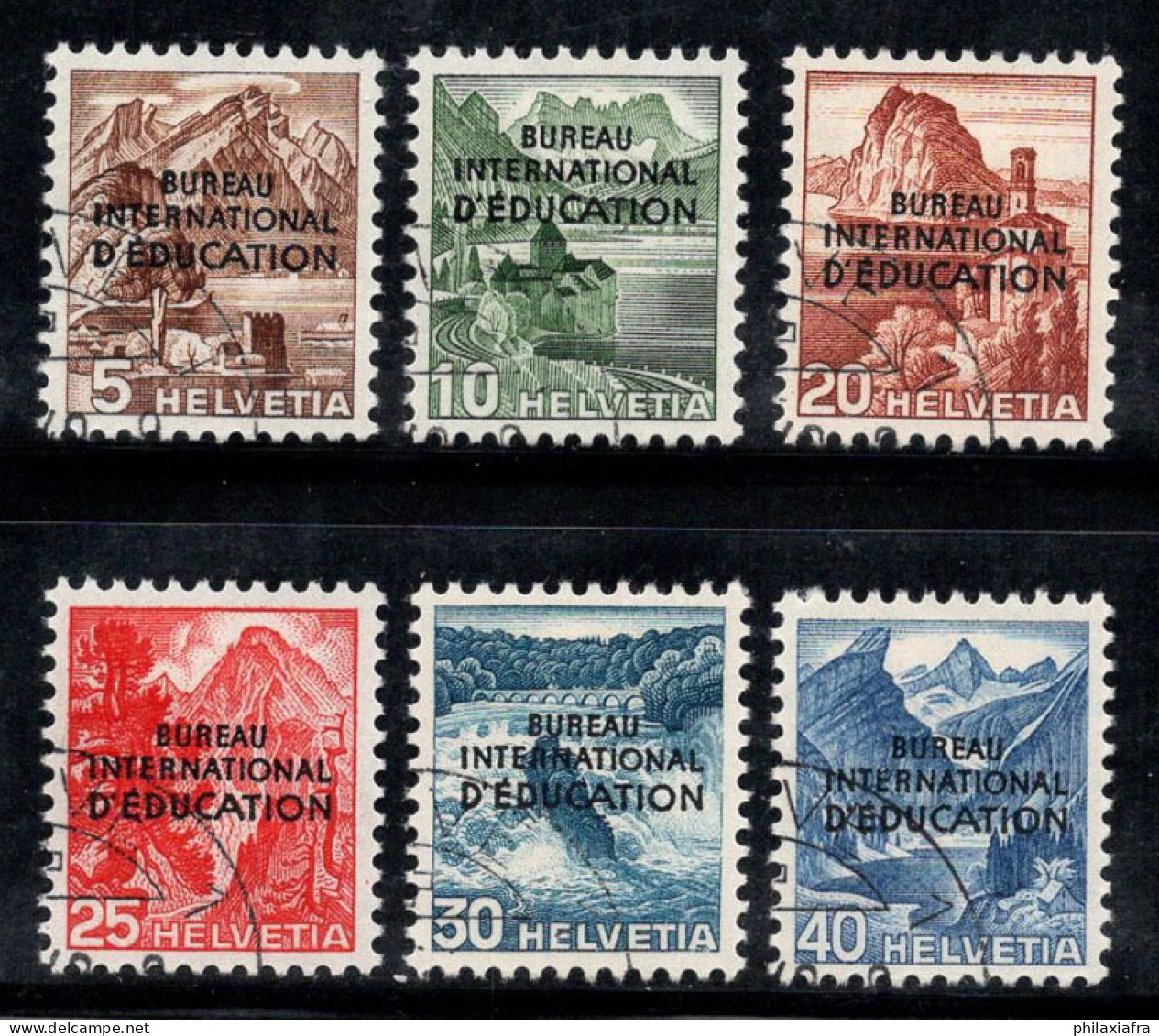 Suisse 1948 Mi. 23-28 Oblitéré 100% Organisations, BIE, BIE - Used Stamps