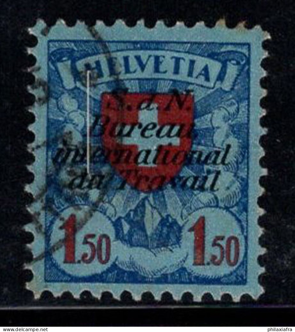 Suisse 1924 Mi. 23 Oblitéré 100% Signé Organisations, TBI, OIT, 1,50 - Used Stamps