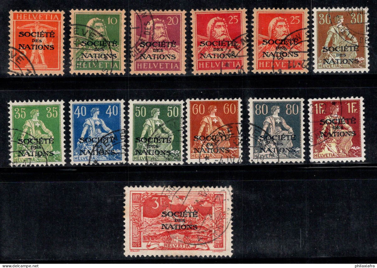 Suisse 1922 Mi. 1-13 Oblitéré 100% Organisations - Used Stamps