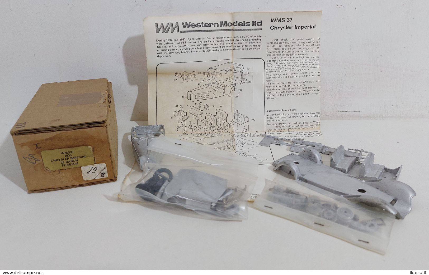 60773 KIT WESTERN MODELS 1/43 - Chrysler Imperial Le Baron Phaeton 1933 - Andere & Zonder Classificatie