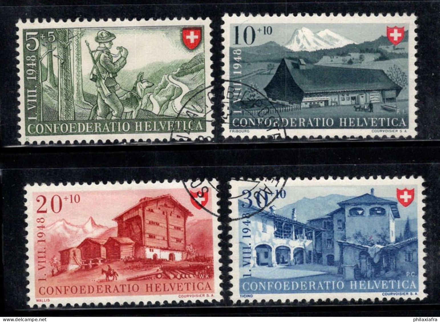 Suisse 1948 Mi. 508-511 Oblitéré 100% Pro Patria, Construction - Used Stamps