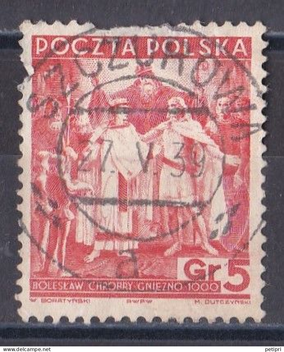 Pologne - République 1919  -  1939   Y & T N °  400  Oblitéré - Usati