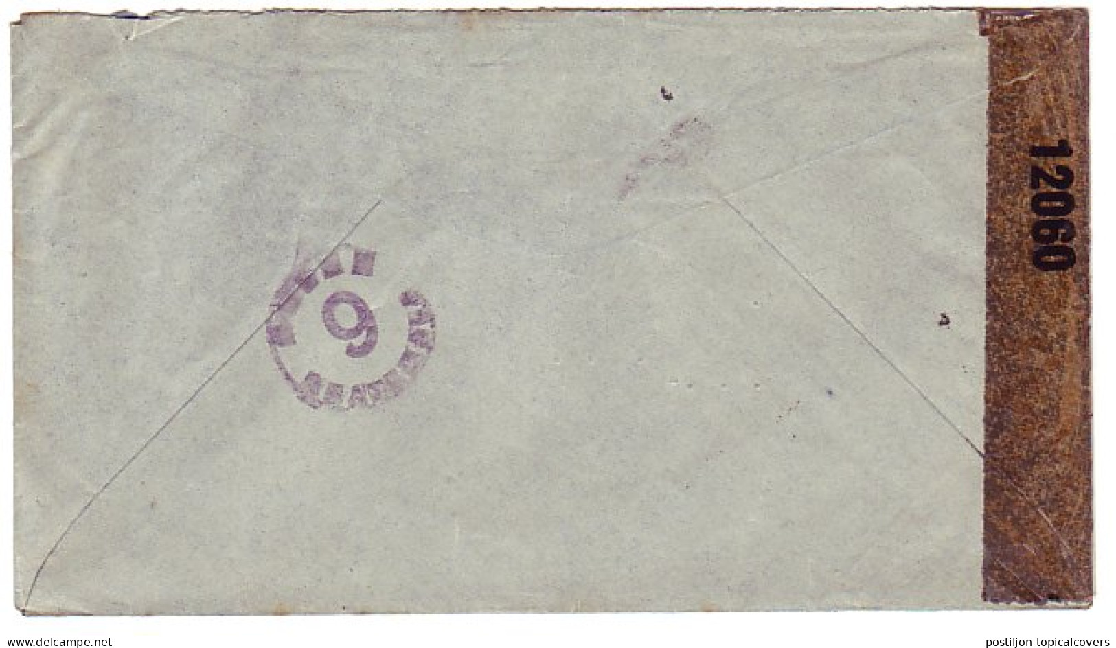 Censored Cover Guatemala - USA 1943  - 2. Weltkrieg