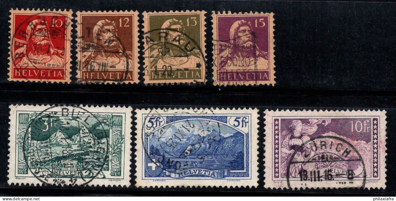 Suisse 1914 Mi. 118-123 Oblitéré 80% TELL, Paysages - Used Stamps