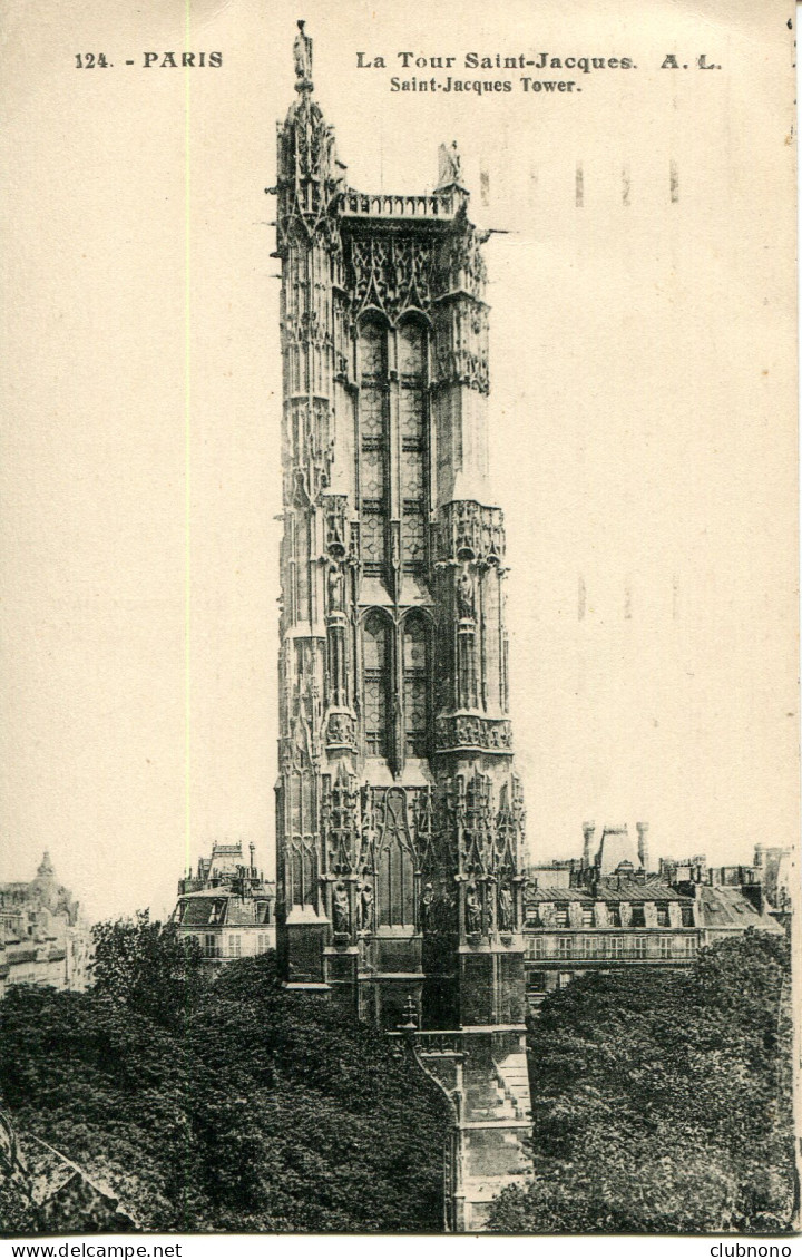 CPA - PARIS - TOUR SAINT-JACQUES - Other Monuments