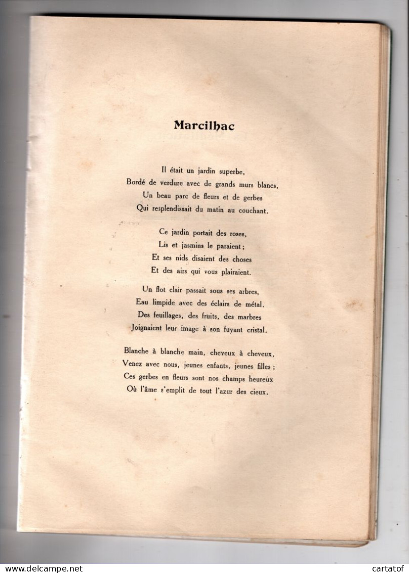 CHANTS DU QUERCY . Raymond COLY à FIGEAC Décembre 1930 . À Marie A. AUTESSERRE De FIGEAC Et H.COLY De CAHORS . - Figeac