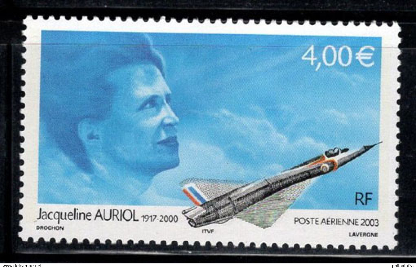 France 2003 Yv. 66 Neuf ** 100% Poste Aérienne Aviateur J.Auriol,Avion - Unused Stamps