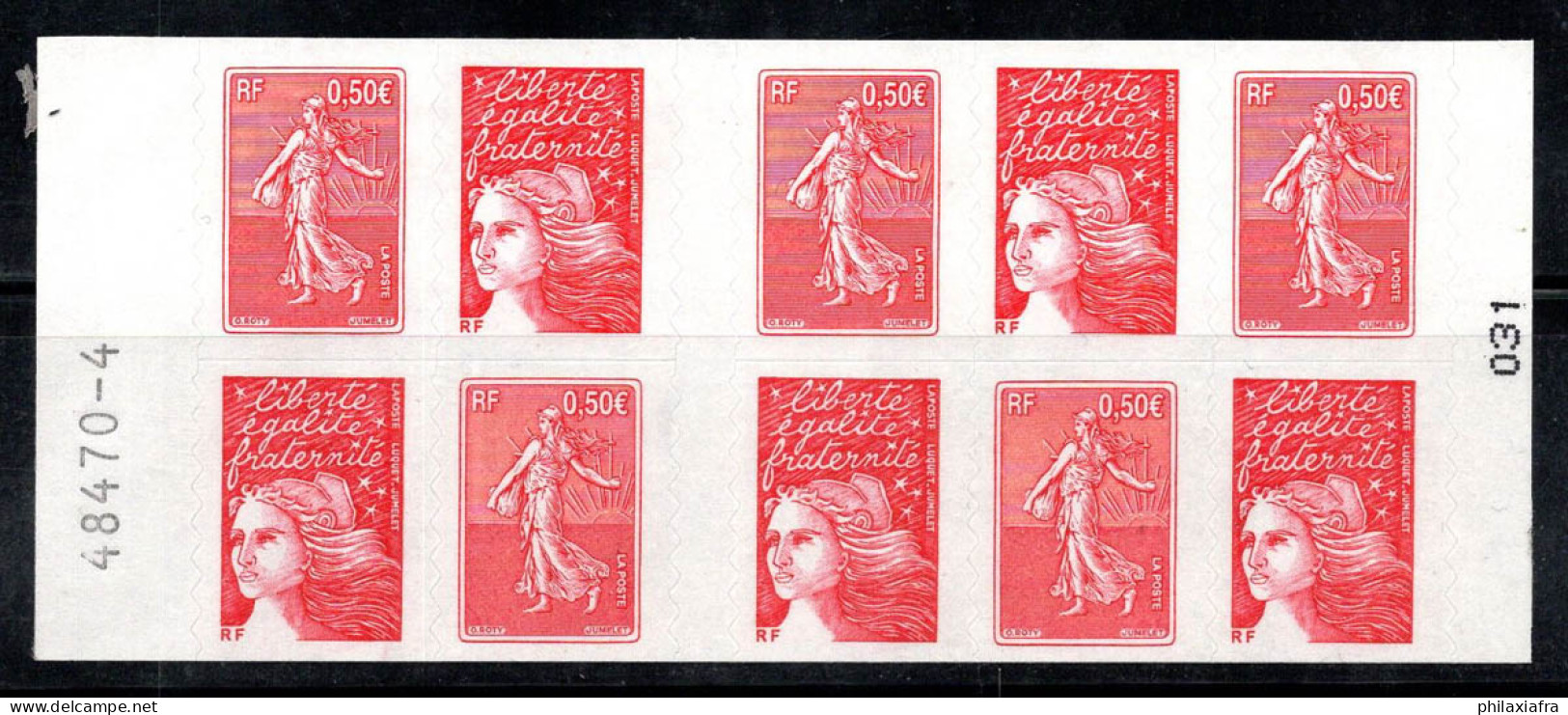 France 2003 Yv. 1511 Carnet 100% Neuf ** Marianne De Luquet - Blocks & Sheetlets & Booklets