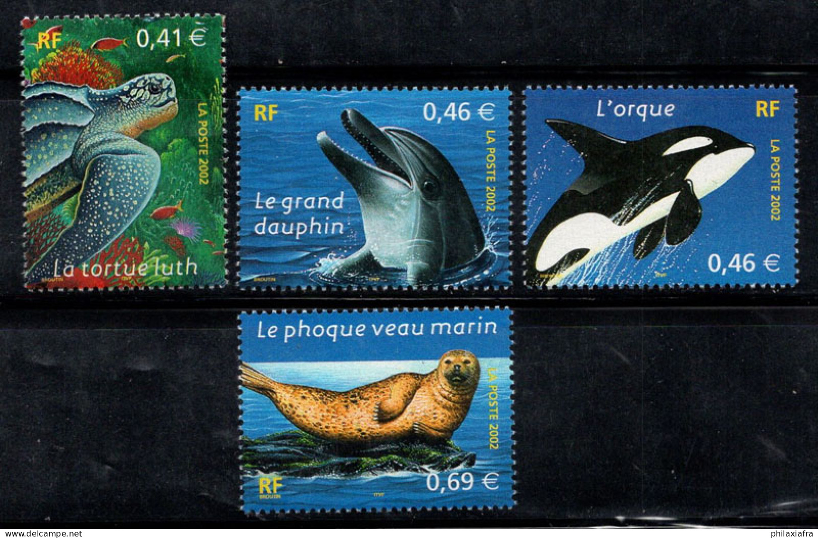 France 2002 Yv. 3485-88 Neuf ** 100% Nature, Faune Marine - Nuovi