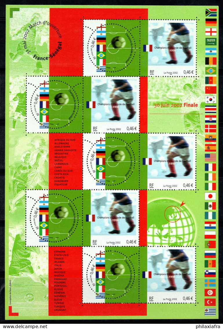 France 2002 Yv. Bl.49 Bloc Feuillet 100% Neuf ** Champions Du Monde De Football - Blocs & Carnets