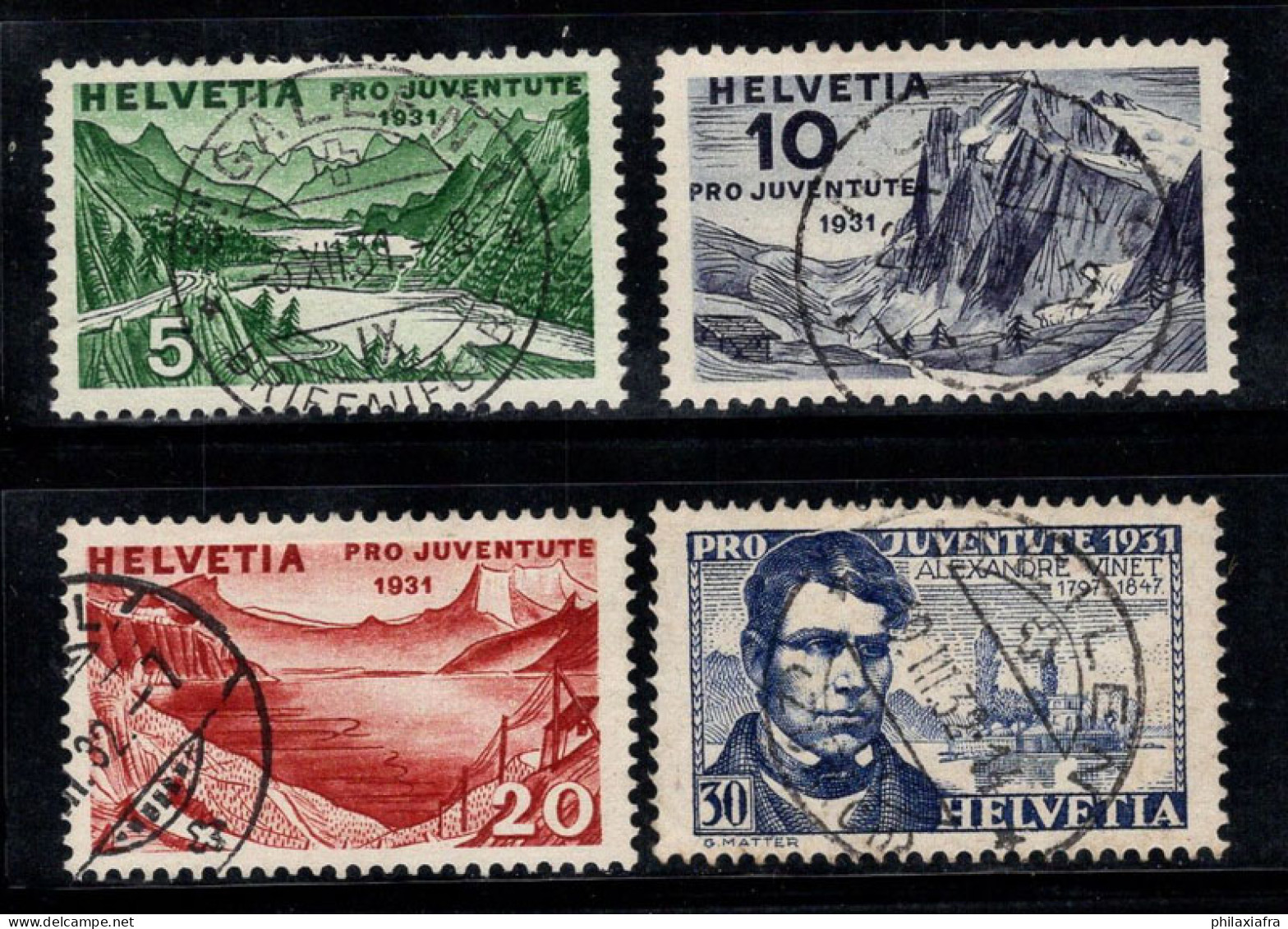 Suisse 1931 Mi. 246-249 Oblitéré 100% Pro Juventute, Paysages - Used Stamps
