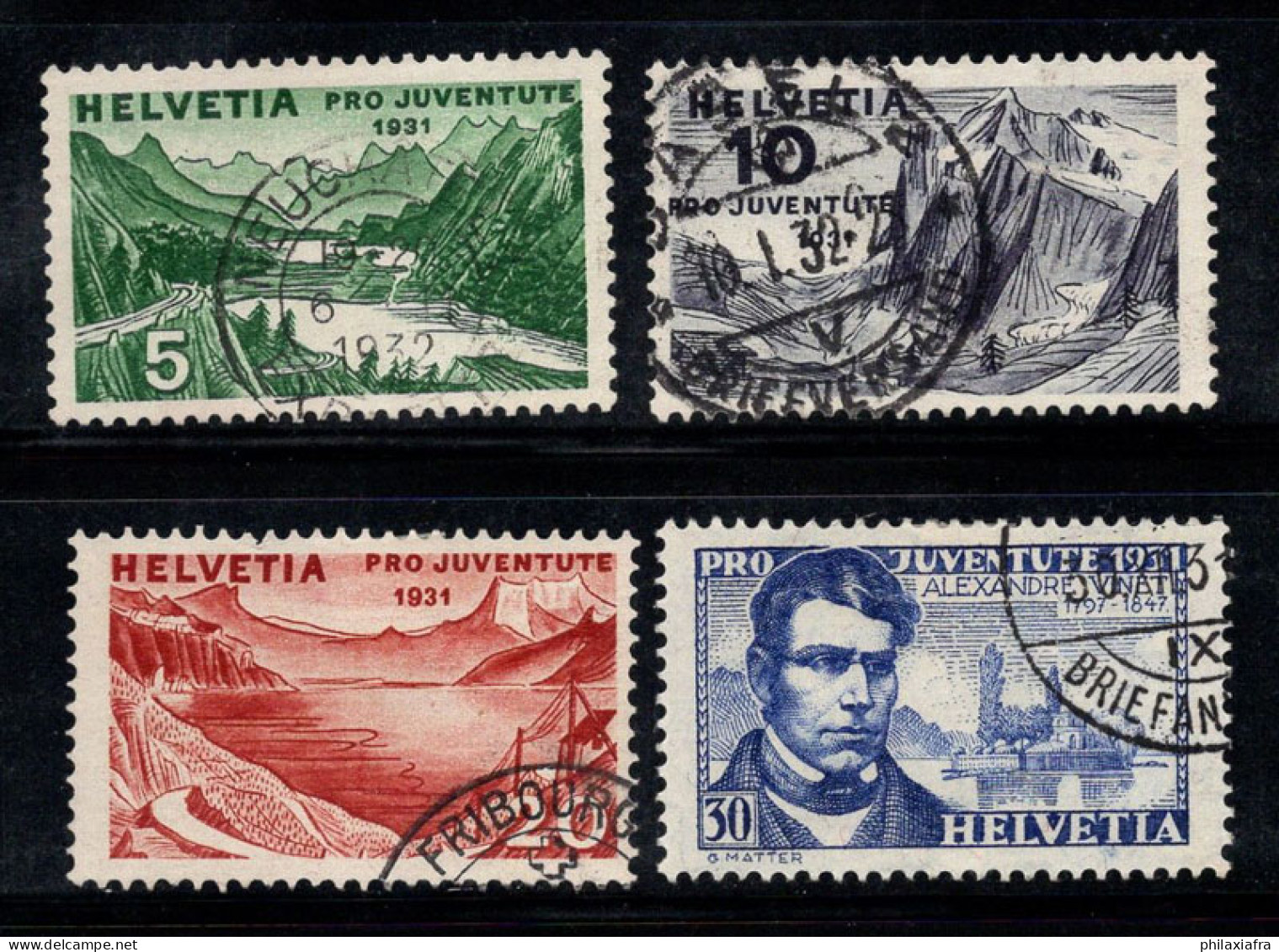 Suisse 1931 Mi. 246-249 Oblitéré 100% Pro Juventute, Paysages - Used Stamps