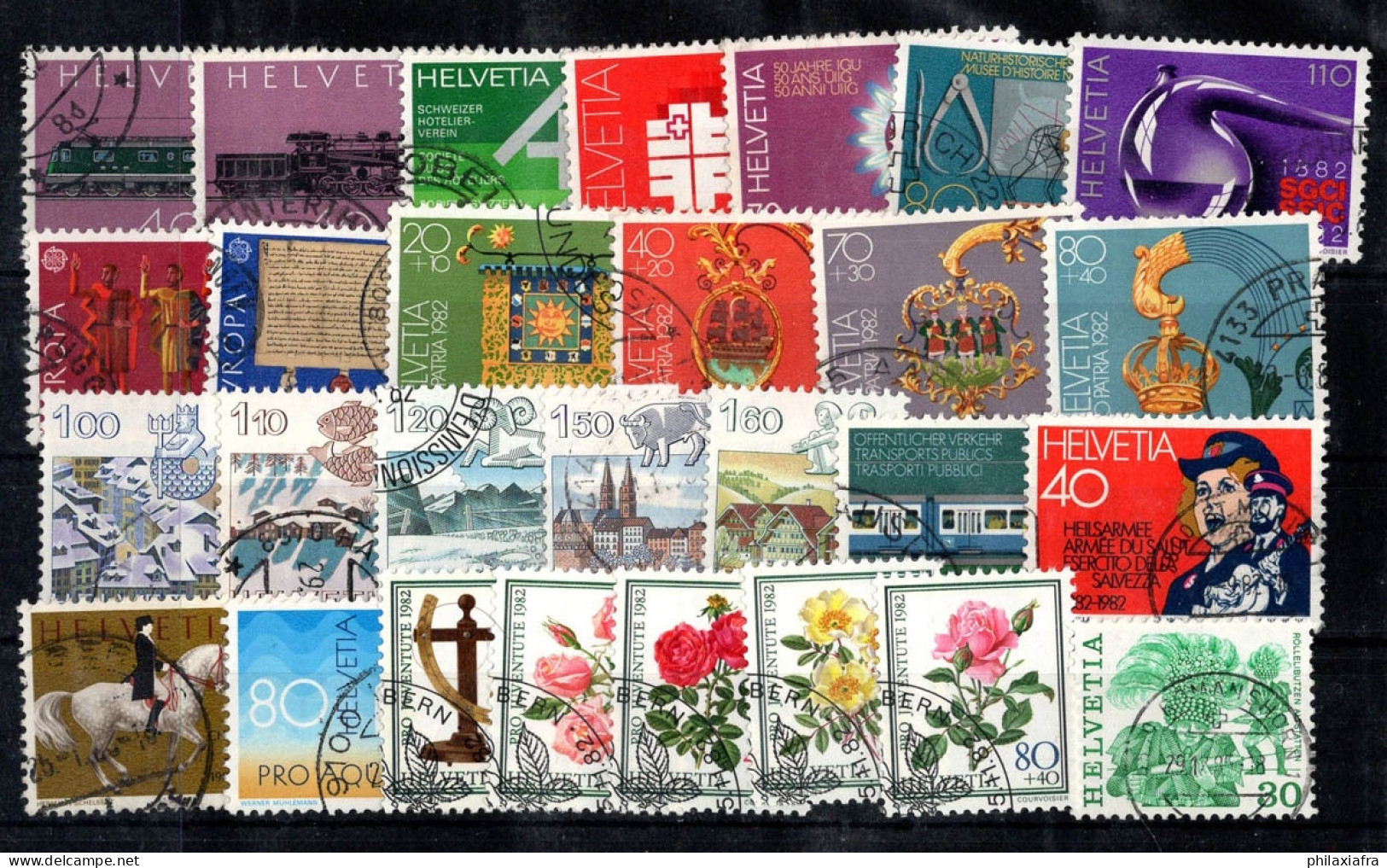 Suisse 1982 Mi. 1214-1241 Oblitéré 100% Année Complète Pro Juventute, Pro Patria - Used Stamps