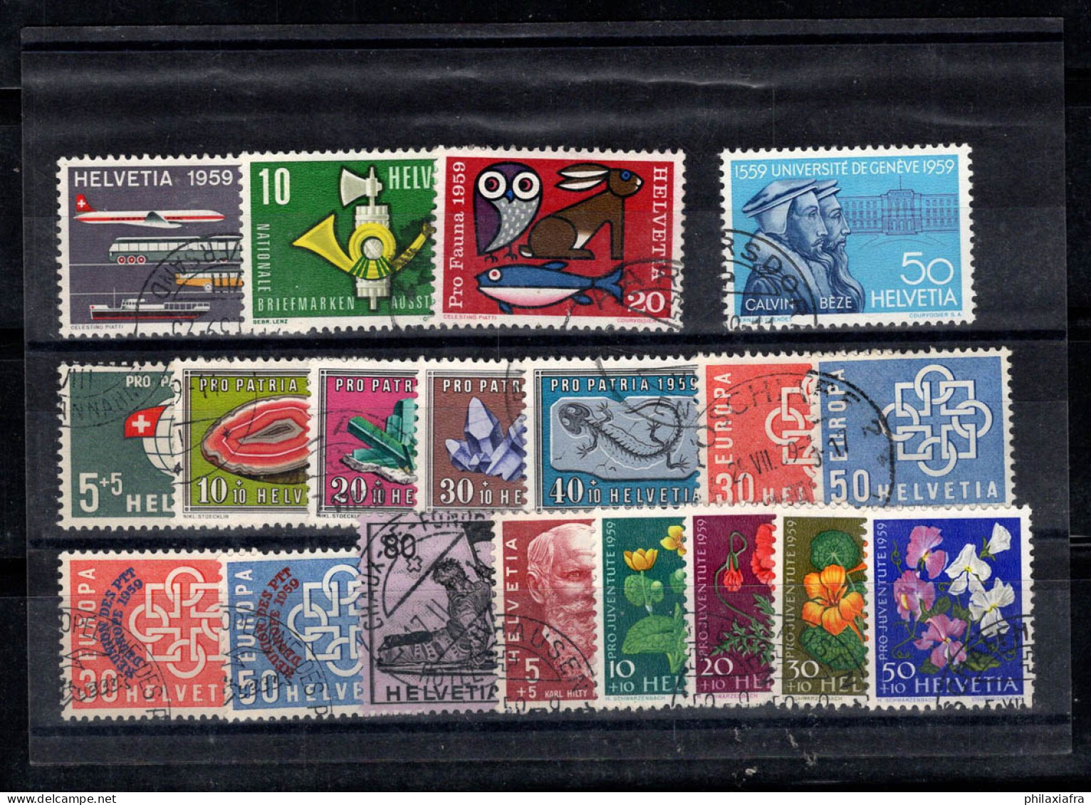 Suisse 1959 Oblitéré 100% Pro Juventute, Pro Patria - Used Stamps