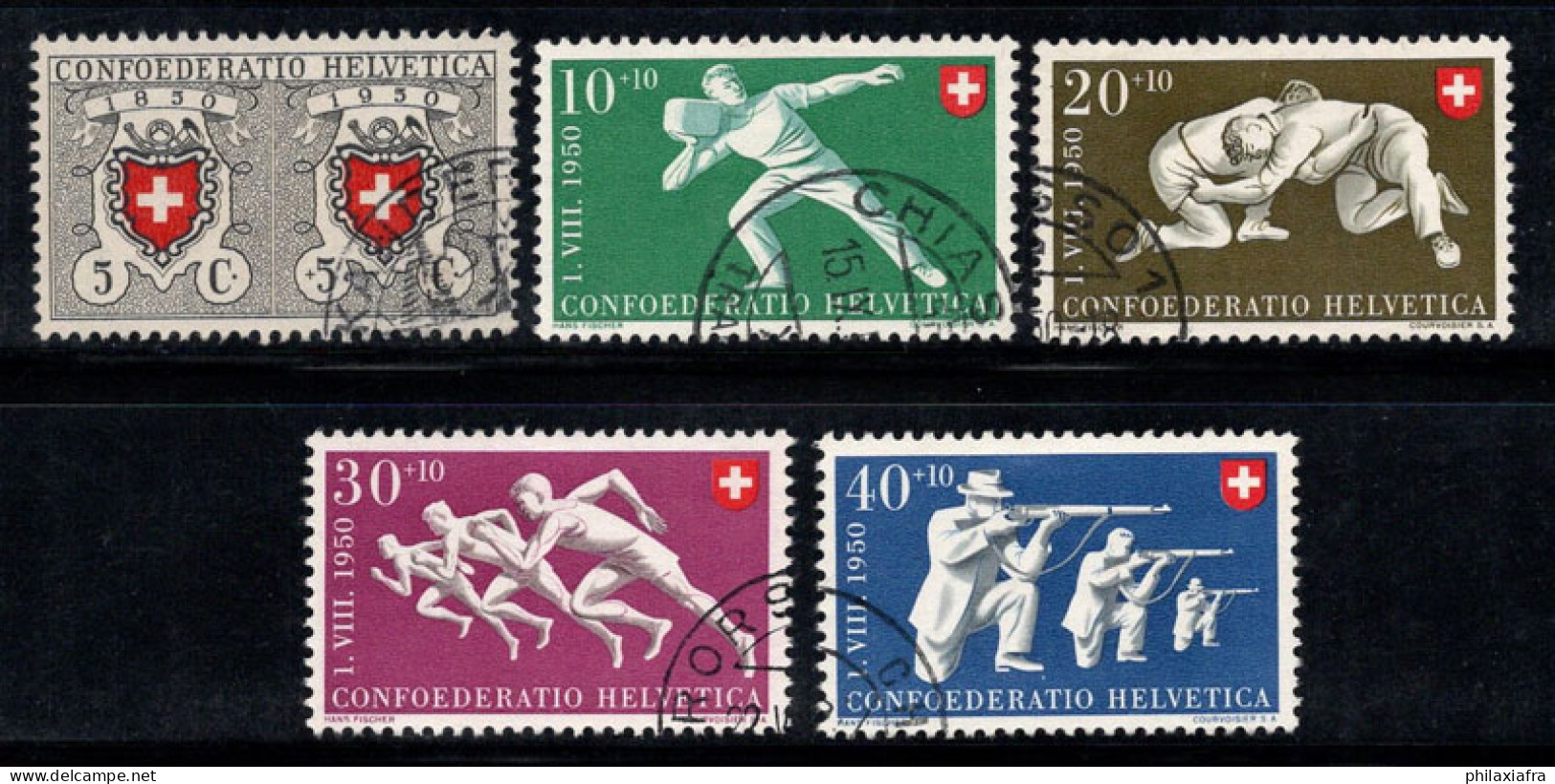 Suisse 1950 Mi. 545-549 Oblitéré 100% Pro Patria, Le Sport - Used Stamps