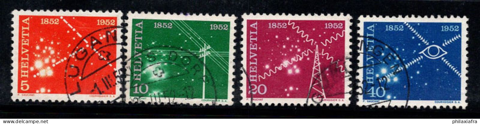 Suisse 1952 Mi. 566-569 Oblitéré 100% électricité - Used Stamps