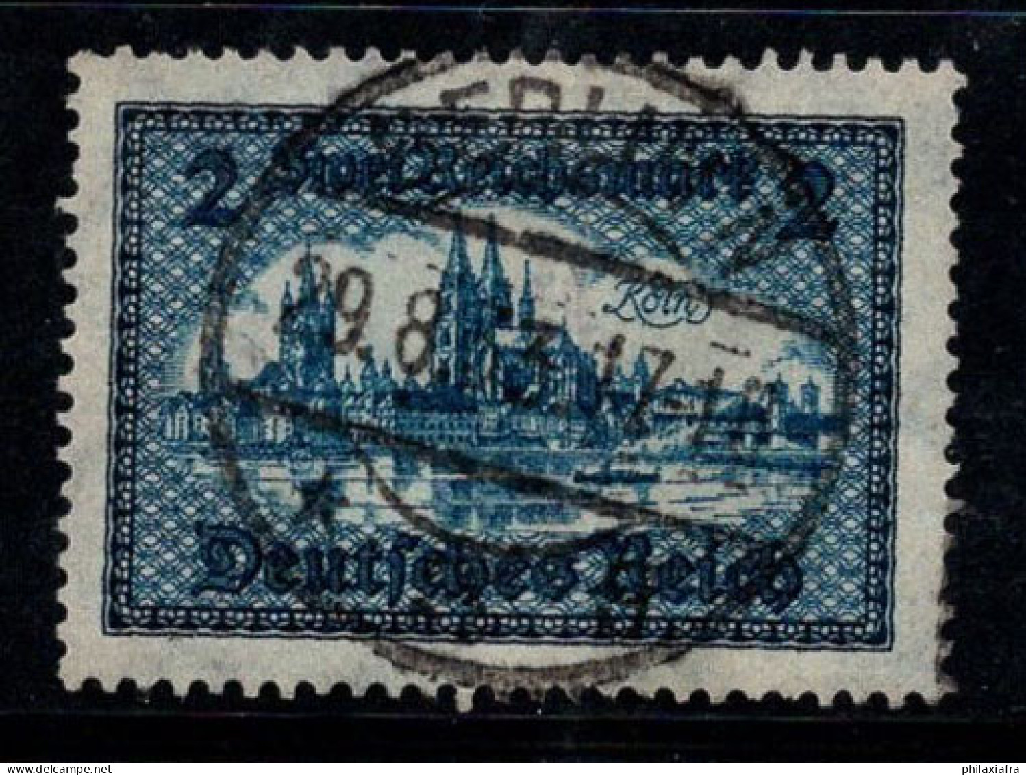 Empire Allemand 1930 Mi. 440 Oblitéré 100% 2 M, Vue Sur La Vieille Cologne - Used Stamps
