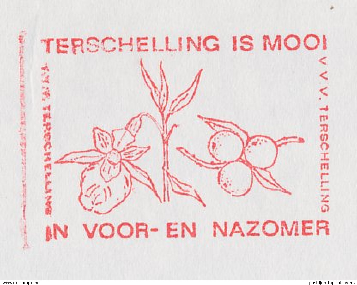 Meter Cover Netherlands 1986 Cranberry - Terschelling - Frutas