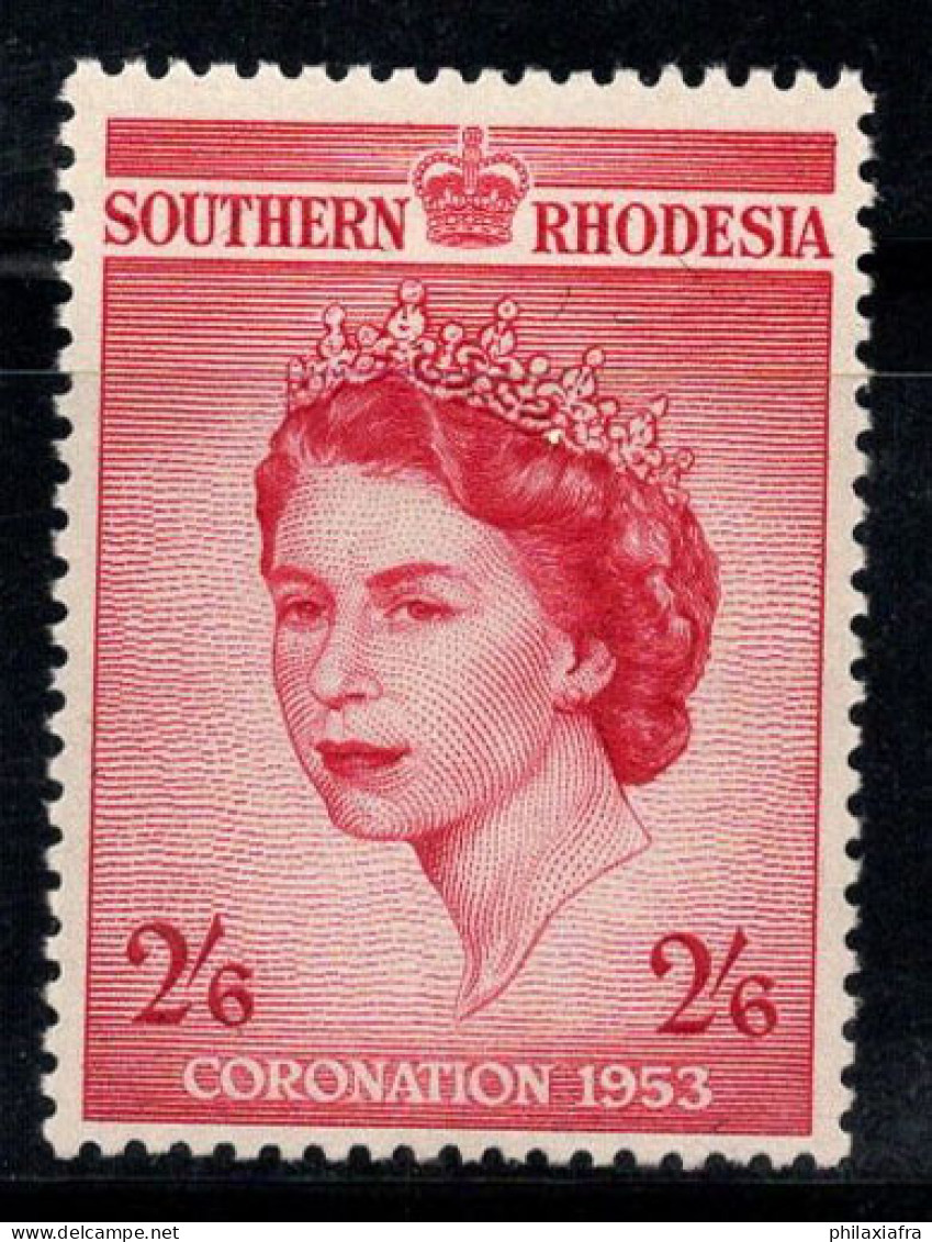 Rhodésie Du Sud 1953 Mi. 79 Neuf ** 100% Reine Elizabeth II, 2,6 - Rhodésie Du Sud (...-1964)