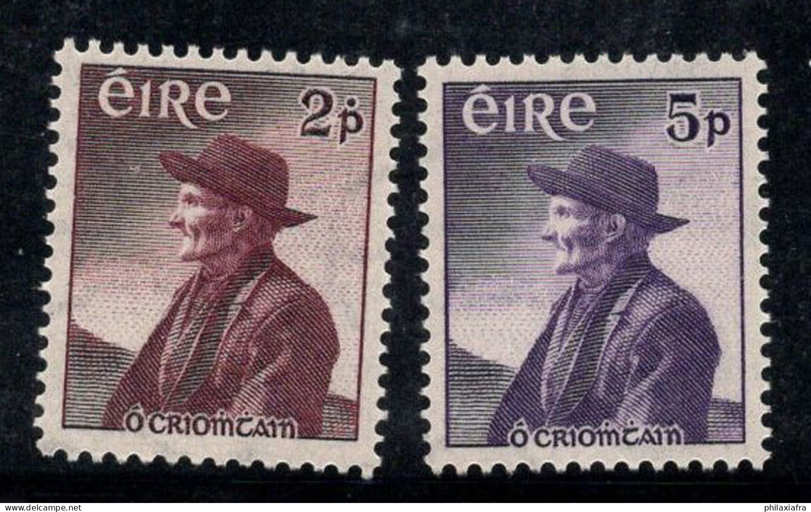 Irlande 1957 Mi. 130-131 Neuf * MH 100% Cryomtain, Célébrités - Unused Stamps