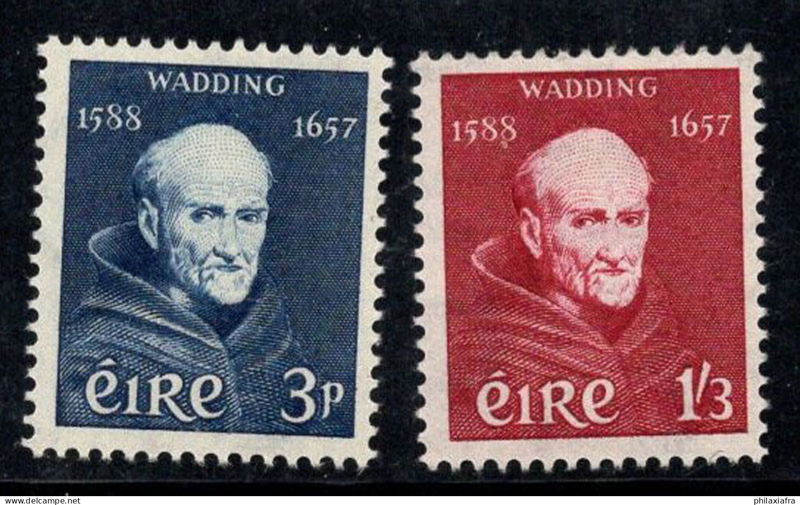 Irlande 1957 Mi. 134-135 Neuf * MH 100% Ouate, Célébrités - Neufs