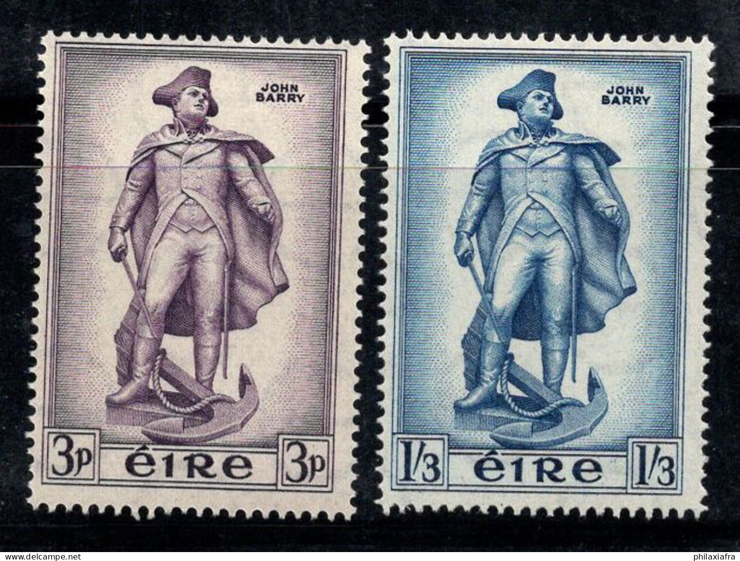 Irlande 1956 Mi. 126-127 Neuf * MH 100% Barry, Célébrités - Unused Stamps