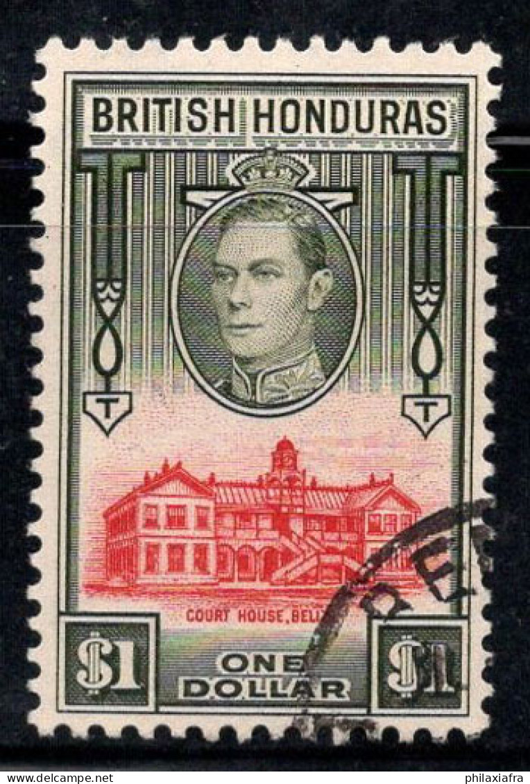 Honduras Britannique 1938 Mi. 121 Oblitéré 100% Le Roi George VI, 1 $ - Honduras Britannico (...-1970)