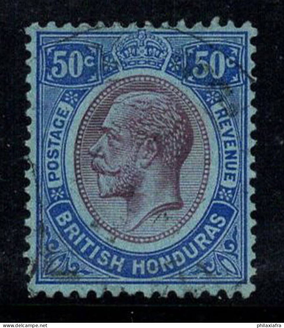 Honduras Britannique 1922 Mi. 97 Oblitéré 100% Roi George V, 50 C - Honduras Britannique (...-1970)