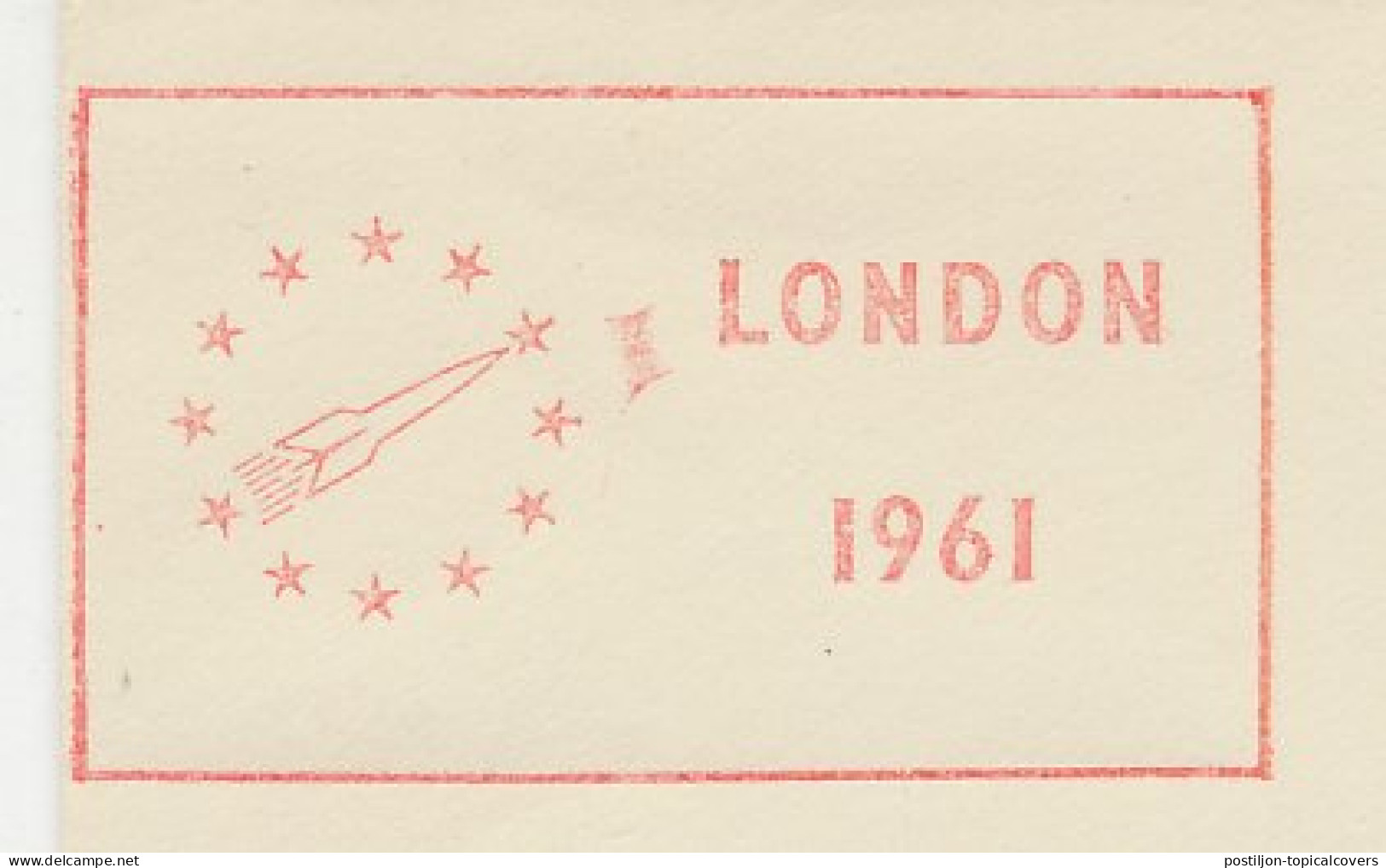 Meter Cover GB / UK 1961 European Spaceflight Symposium - Astronomie