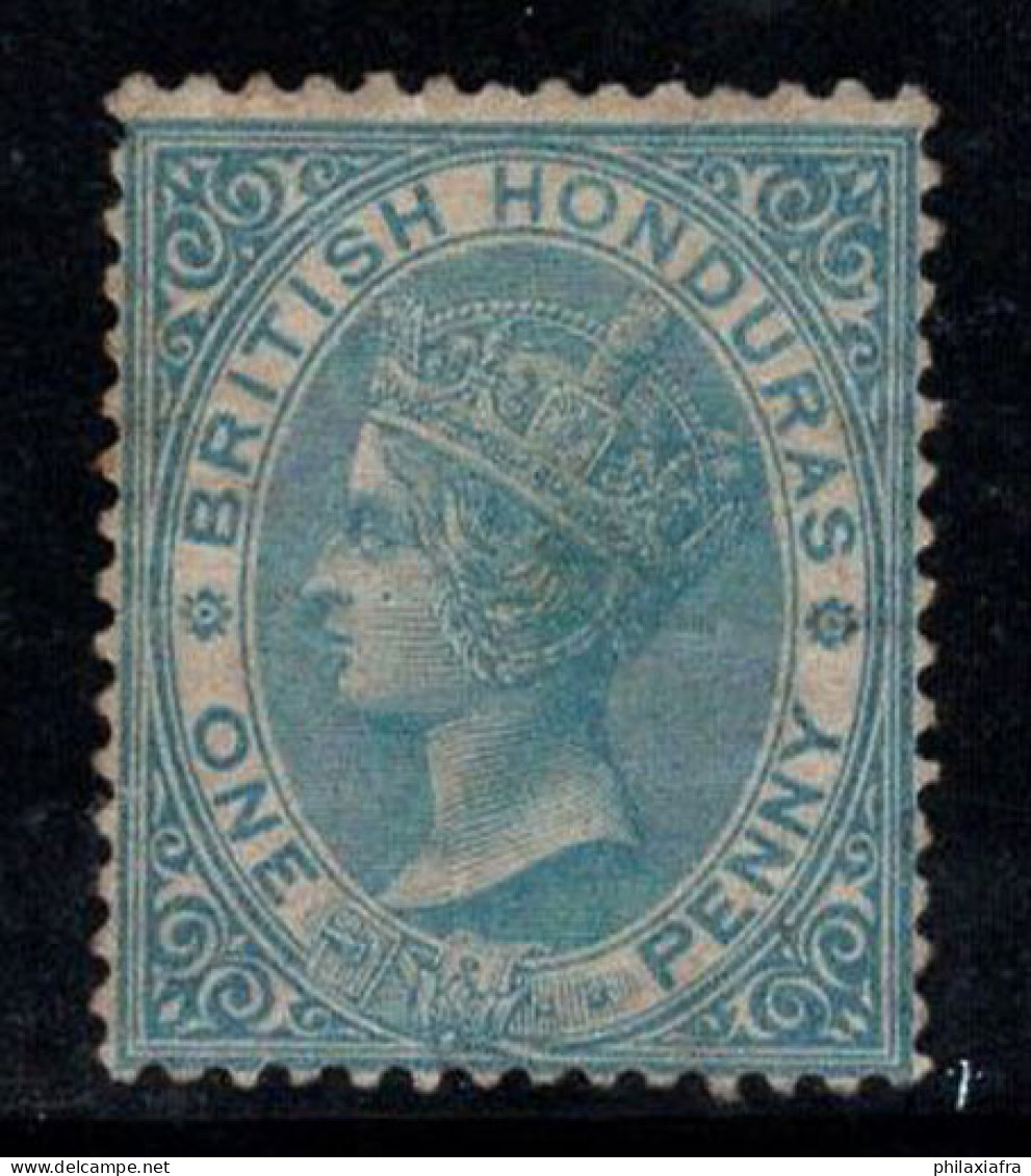 Honduras Britannique 1872 Mi. 4 C Sans Gomme 40% 1 P, Reine Victoria - Honduras Britannico (...-1970)