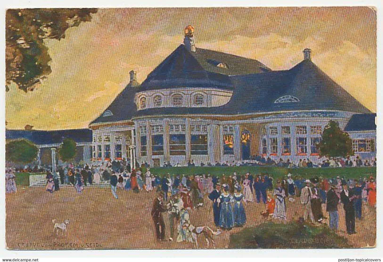 Postal Stationery Bayern 1912 Exhibition Restaurant - Dogs - Ohne Zuordnung
