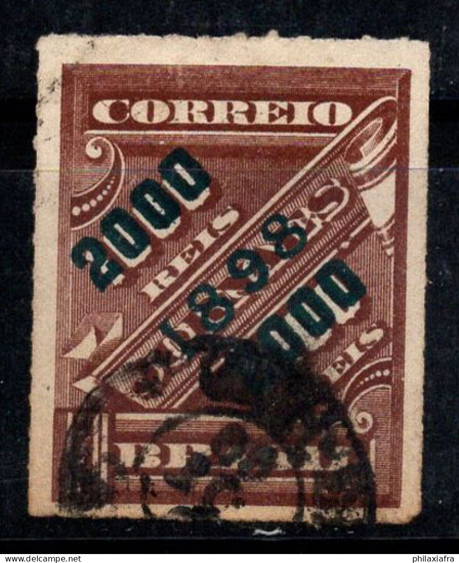 Brésil 1898 Mi. 124 Oblitéré 100% 2000 R Surimprimé - Used Stamps