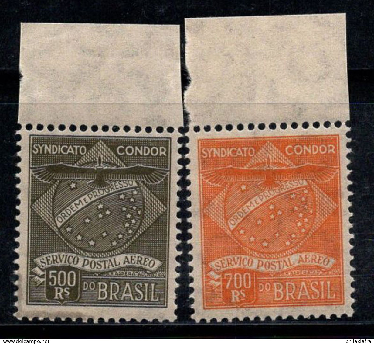 Brésil 1927 Mi. C1-C2 Neuf * MH 100% SYNDICATO CONDOR - Airmail (Private Companies)