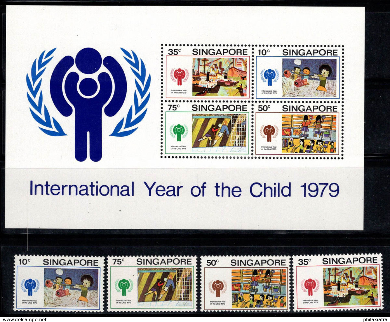 Singapour 1979 Mi. Bl. 11, 335 Bloc Feuillet 100% Neuf ** Enfants, Enfance - Singapour (1959-...)