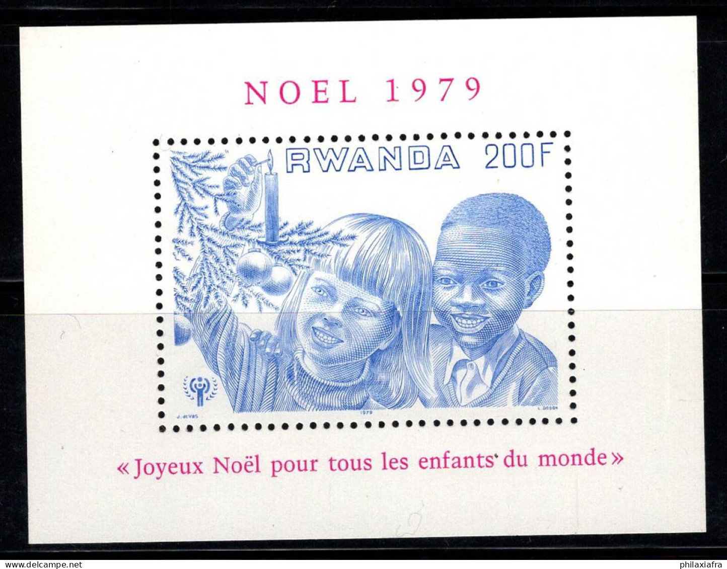 Rwanda 1979 Mi. Bl. 87 Bloc Feuillet 100% Neuf ** Enfants, Enfance - Unused Stamps