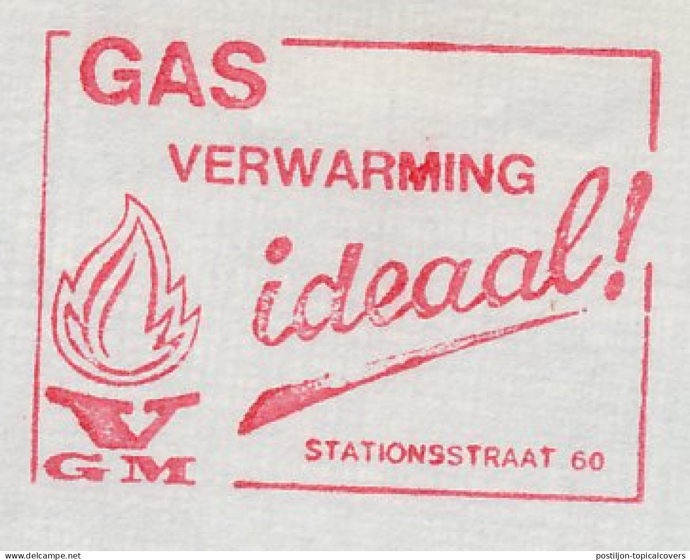 Meter Cover Netherlands 1970 Gas Heating - Apeldoorn - Andere & Zonder Classificatie