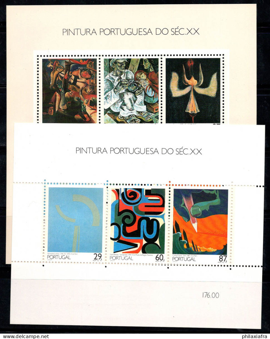 Portugal 1989 Mi. Bl. 67-68 Bloc Feuillet 100% Neuf ** Art - Blocks & Sheetlets