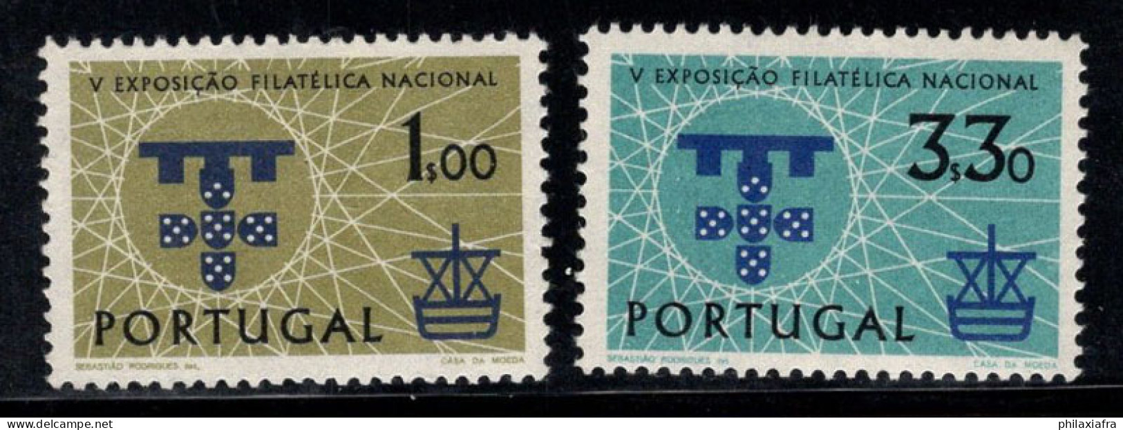 Portugal 1960 Mi. 900-901 Neuf ** 100% Affichage Des Timbres - Unused Stamps