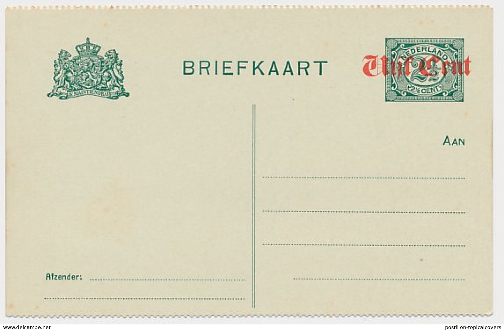 Briefkaart G. 111 B I - Postal Stationery