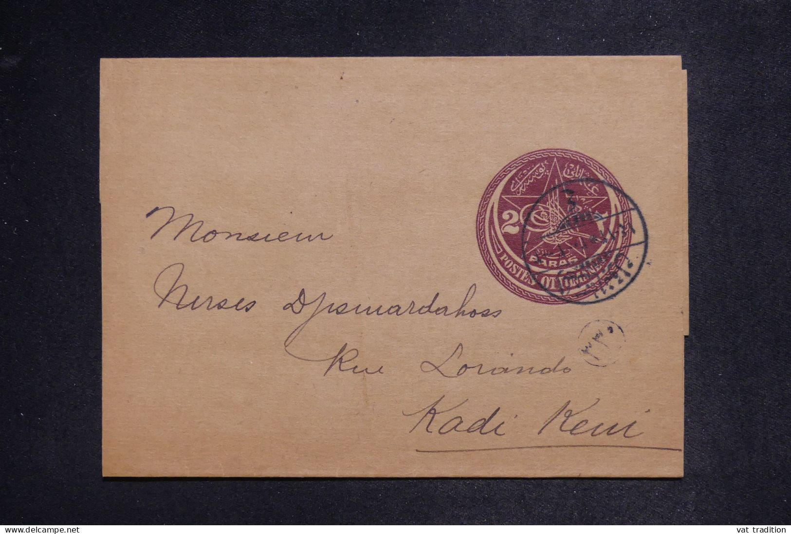 TURQUIE - Entier Postal De L'empire Ottoman Pour Kadi Keul -  L 151874 - Lettres & Documents