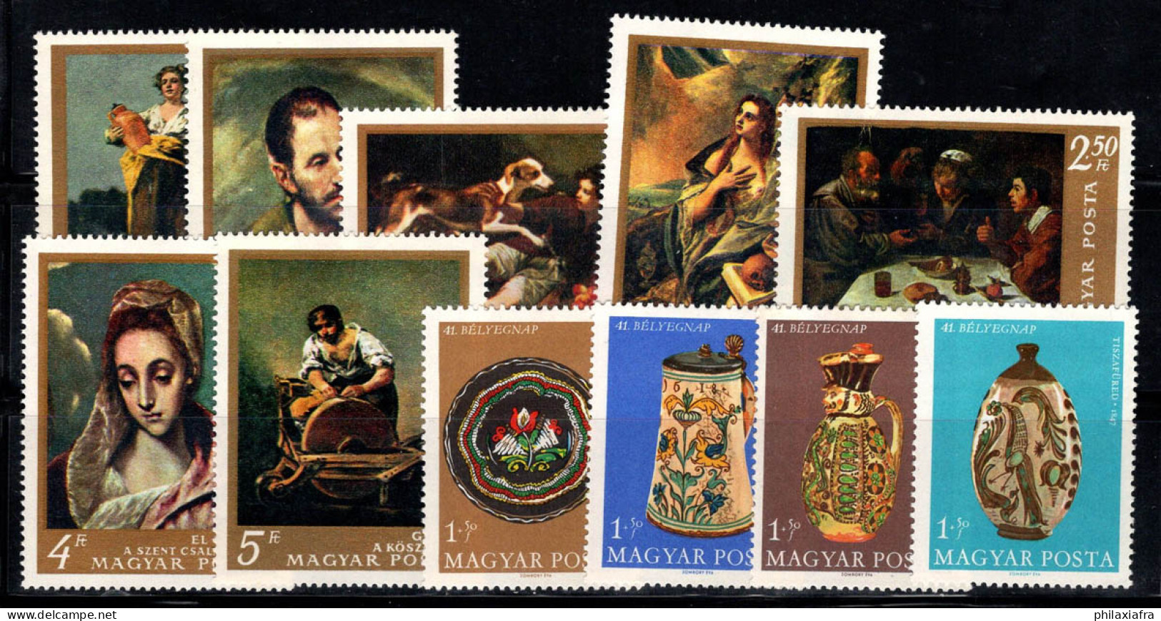 Hongrie 1968 Neuf ** 100% Peintures, Céramiques Anciennes - Unused Stamps