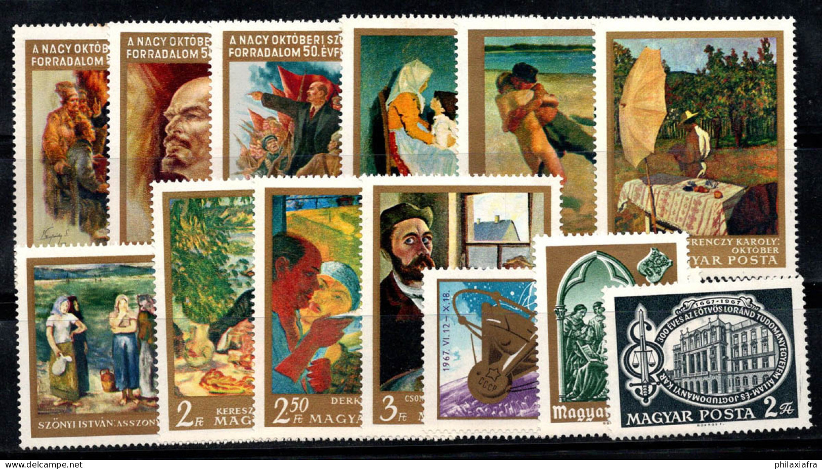 Hongrie 1967 Neuf ** 100% Peintures,Lénine,Vénus 4,Université - Unused Stamps
