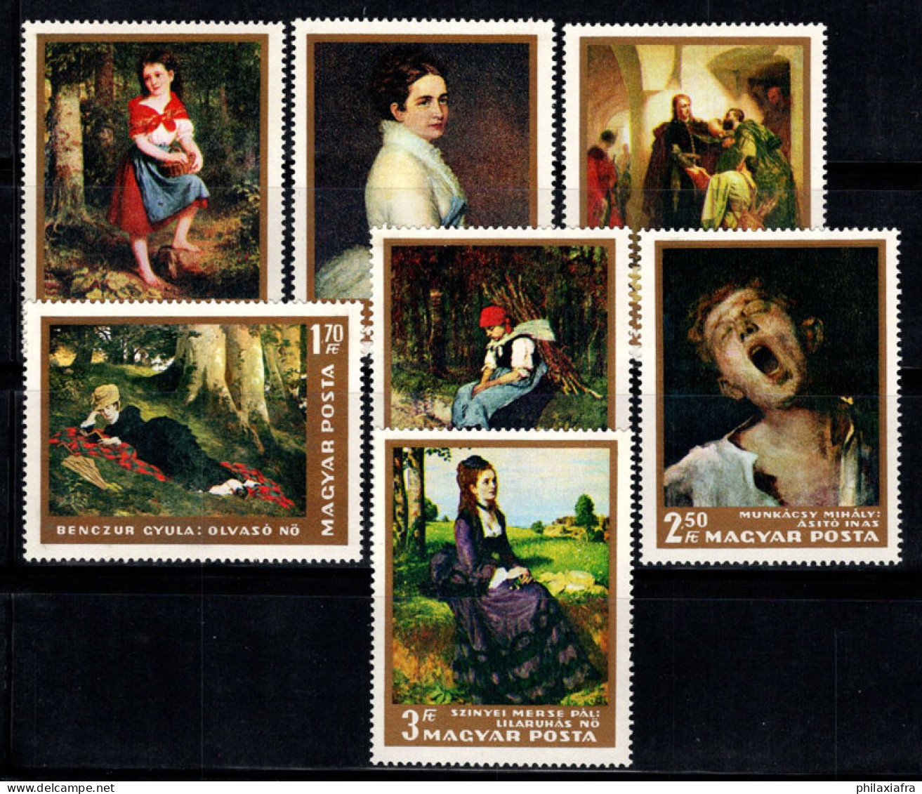 Hongrie 1966 Mi. 2291-97 A Neuf ** 100% Peintures De La Galerie De Budapest - Unused Stamps