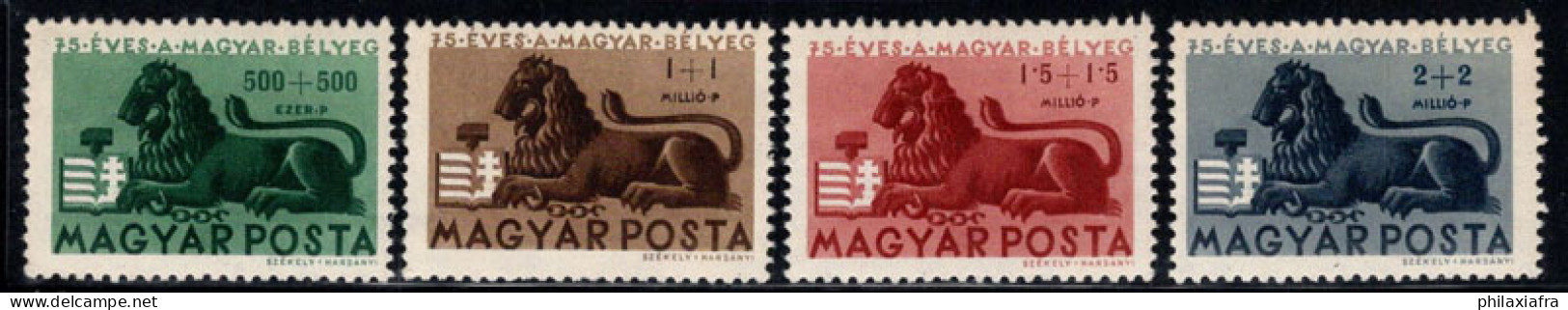 Hongrie 1946 Mi. 893-96 Neuf ** 100% Lion Aux Armoiries Hongroises - Unused Stamps