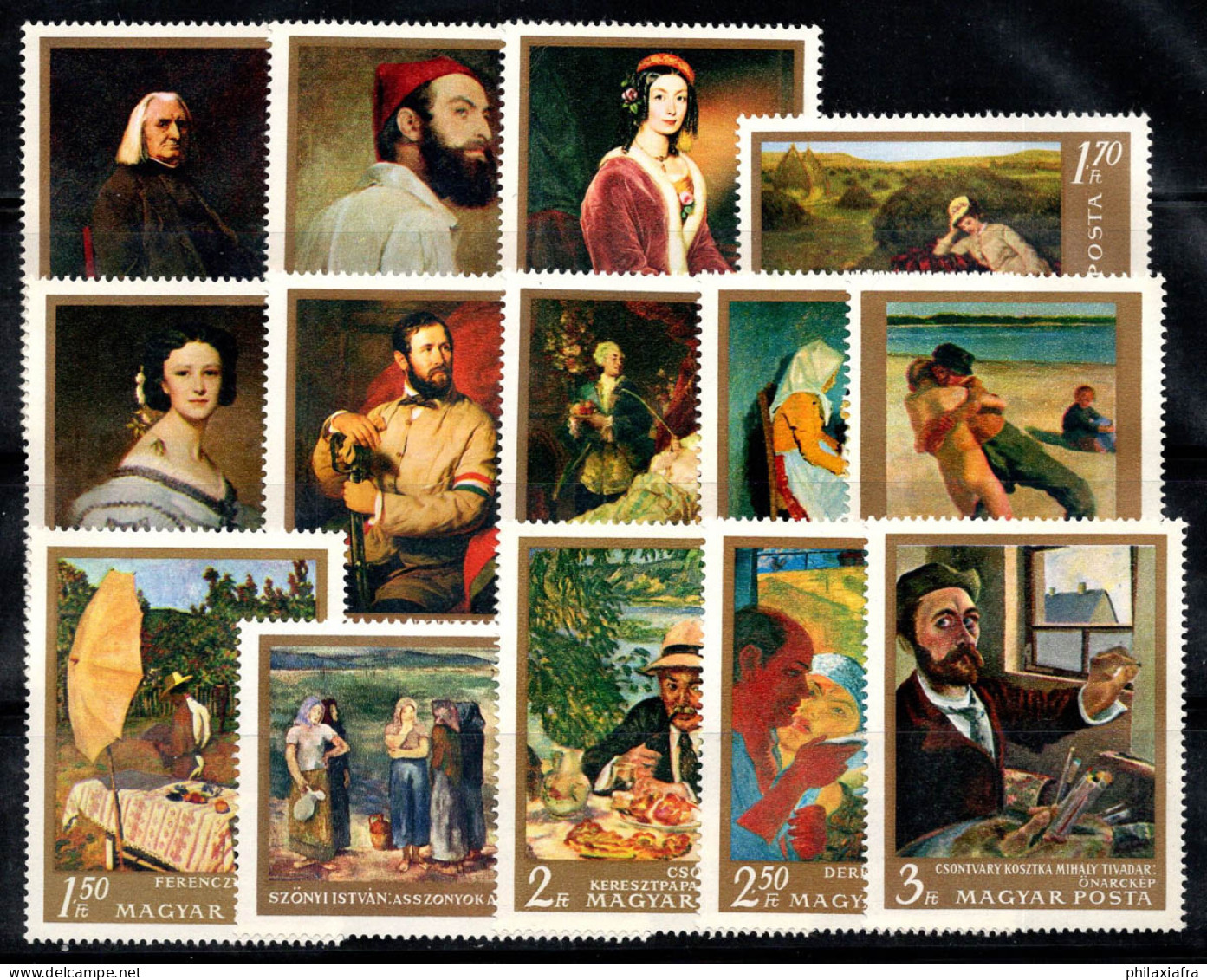 Hongrie 1967 Neuf ** 100% Peintures, De La National Gallery - Unused Stamps
